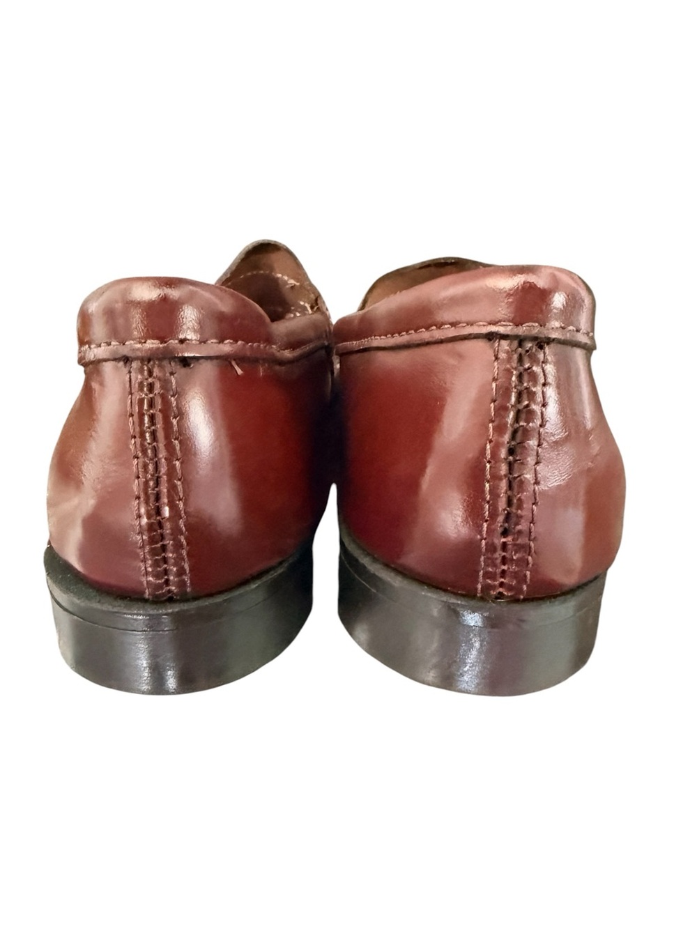 GH Bass Women’s Penny Loafer Wine Red Size 9 AAAA narrow - Picture 3 of 12